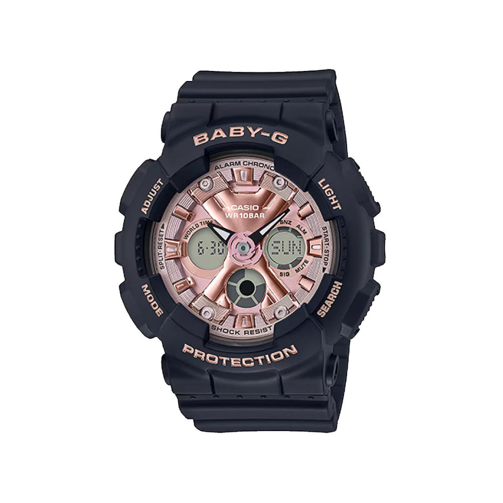 BABY-G Women's Analog-digital Black Dial| BA-130-1A4DR
