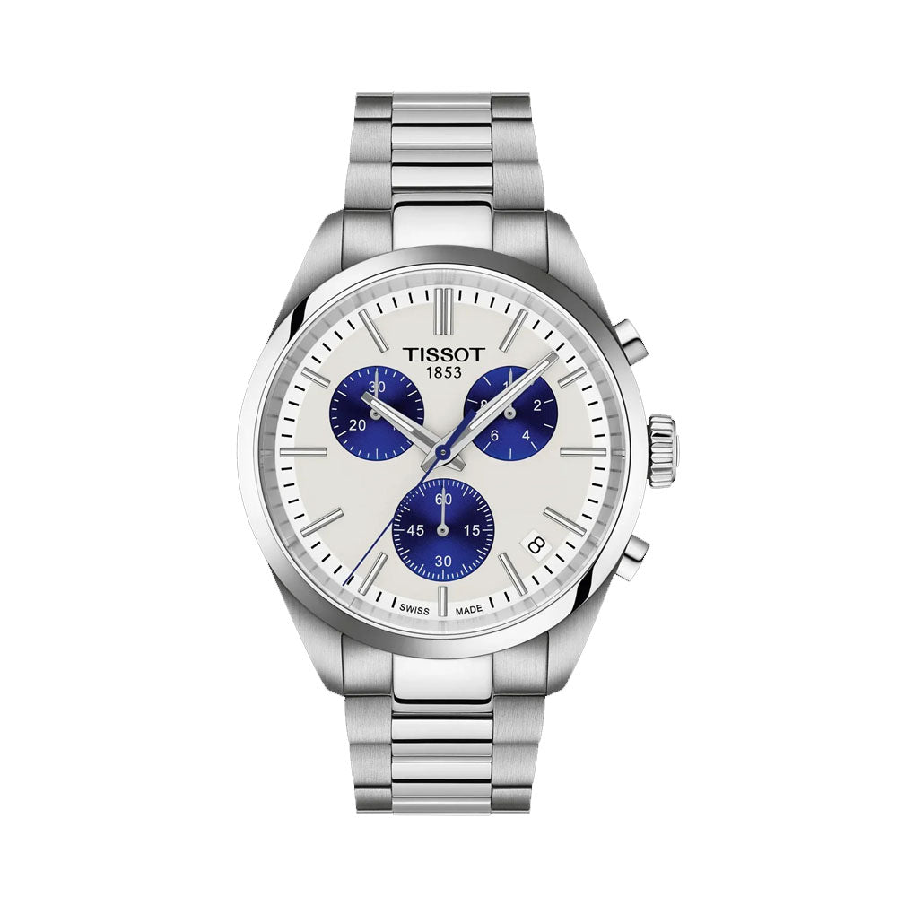 TISSOT Men's PR 100 White Dial Watch | T150.417.11.011