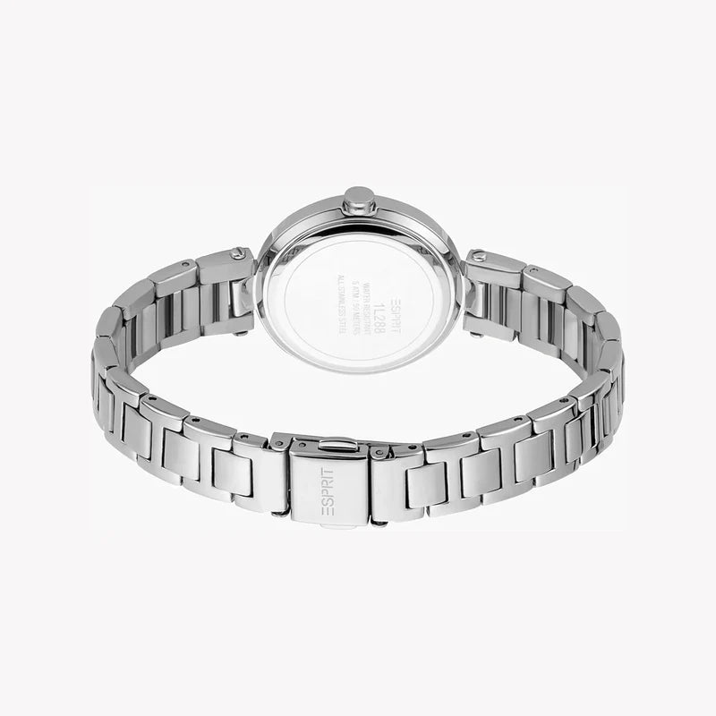 Esprit Women's Silver Stainless Steel Watch, Silver Dial | Es1l195m0035