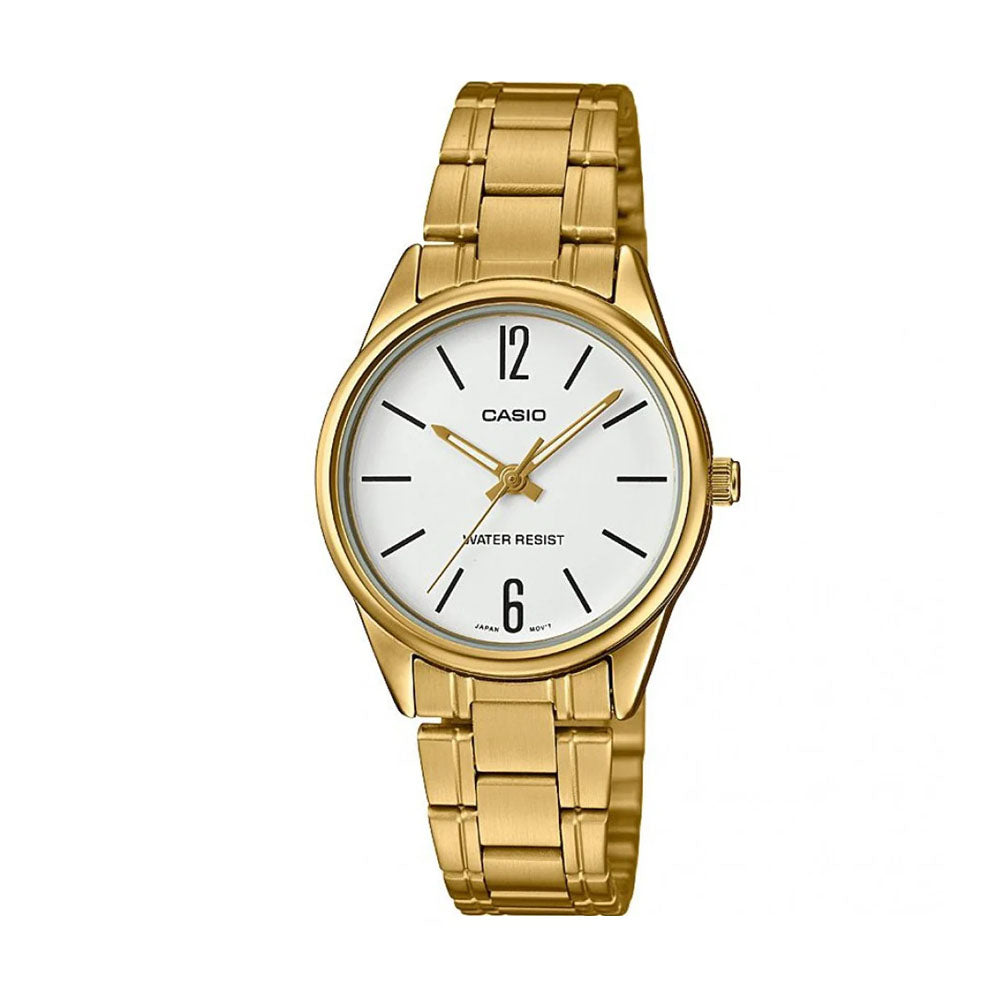 CASIO Women Stainless Steel Band Watch | LTP-V005G-7BUDF