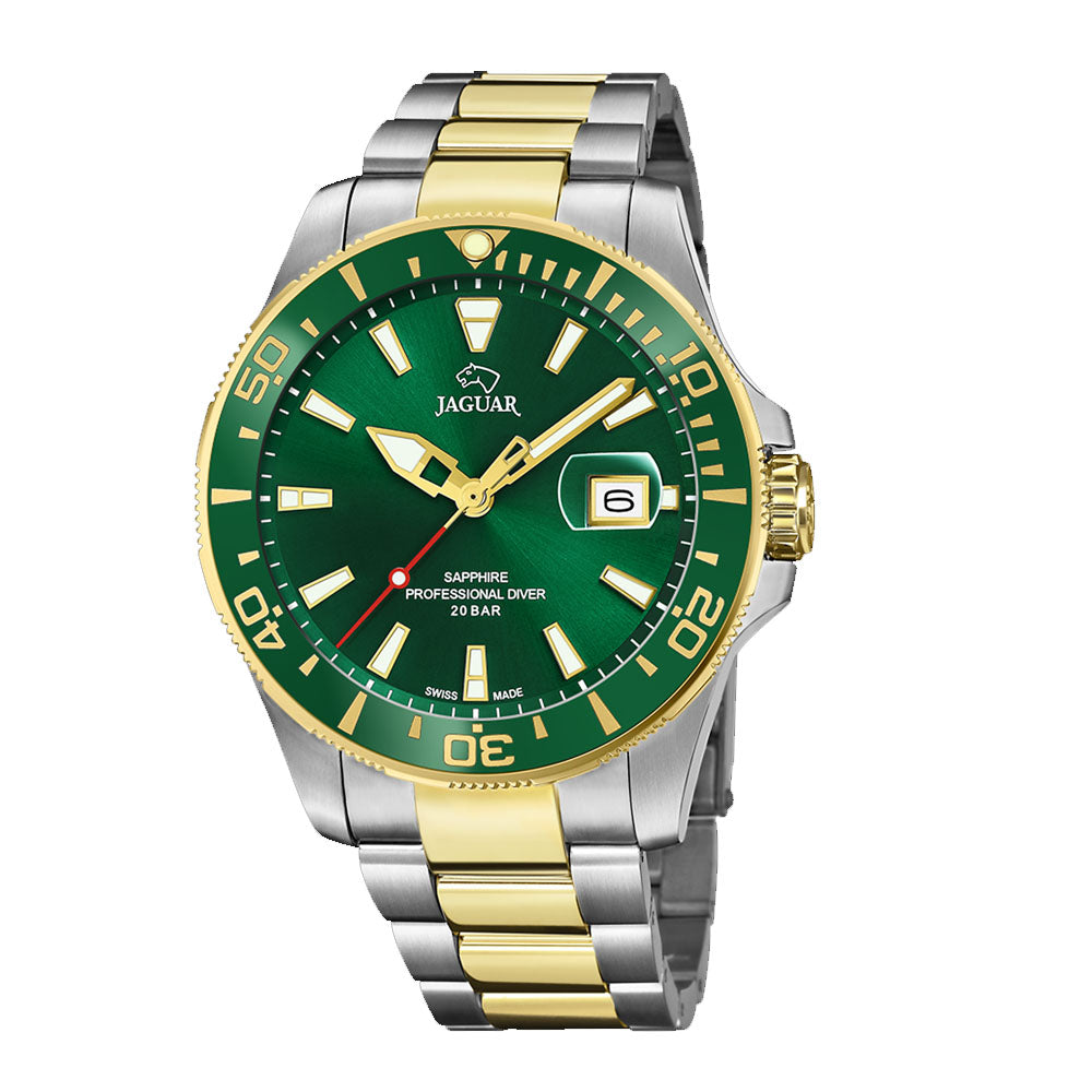 GREEN MEN'S WATCH JAGUAR PRO DIVER J863/B