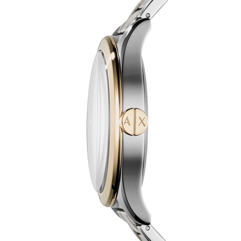 Armani Exchange Men's Silver & Gold Band Watch | AX2332