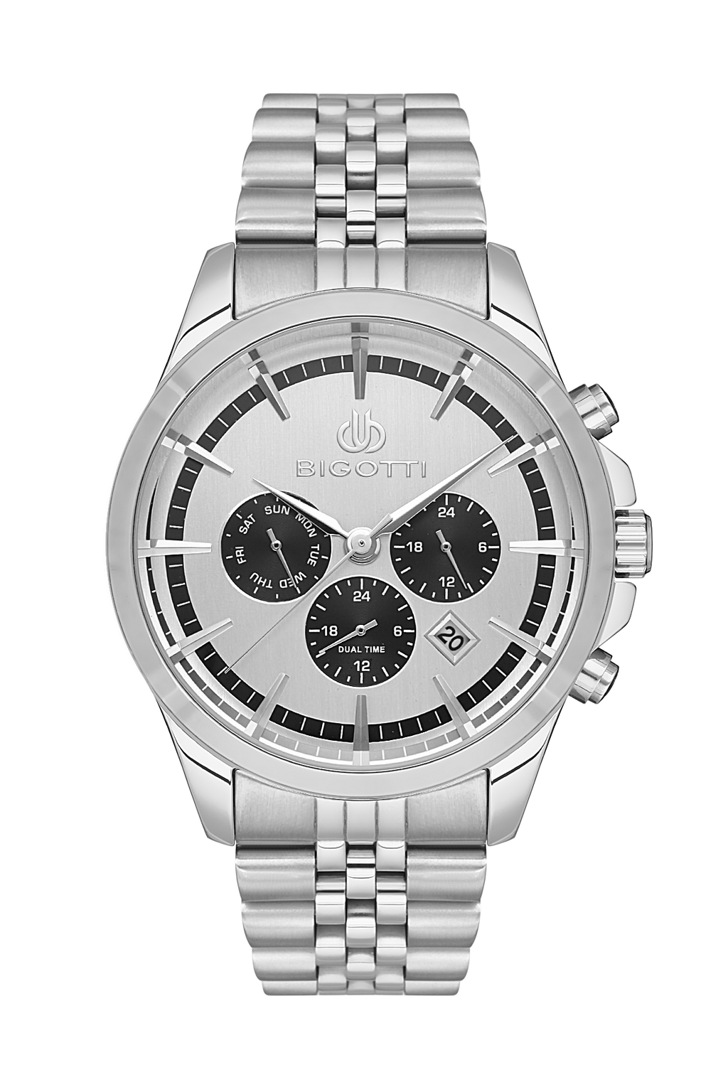 BIGOTTI MILANO MENS STAINLESS STEEL STRAP WATCH | BG.1.10468-1