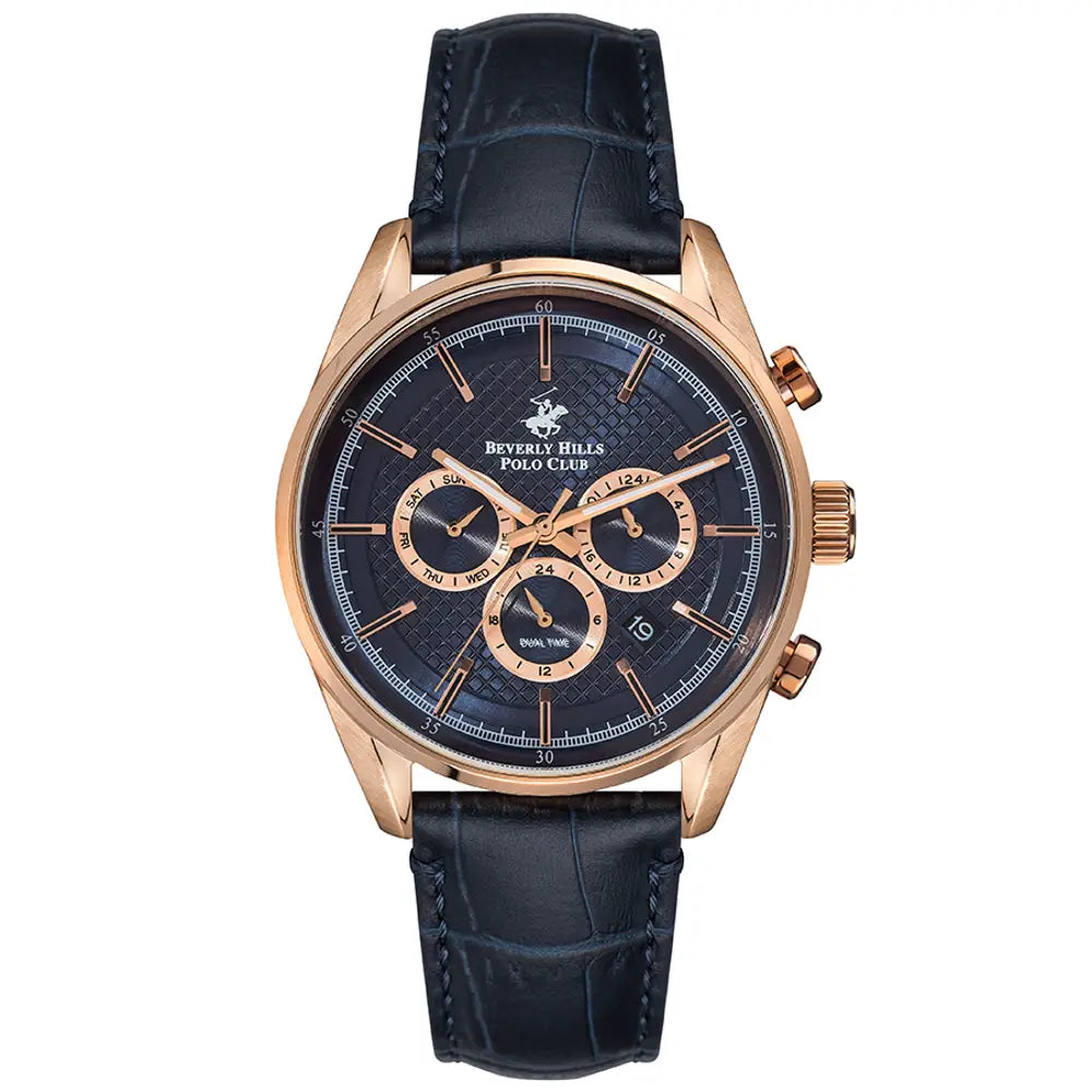 BEVERLY HILLS POLO CLUB Men's Dark Blue Dial Watch | BP3004X.499