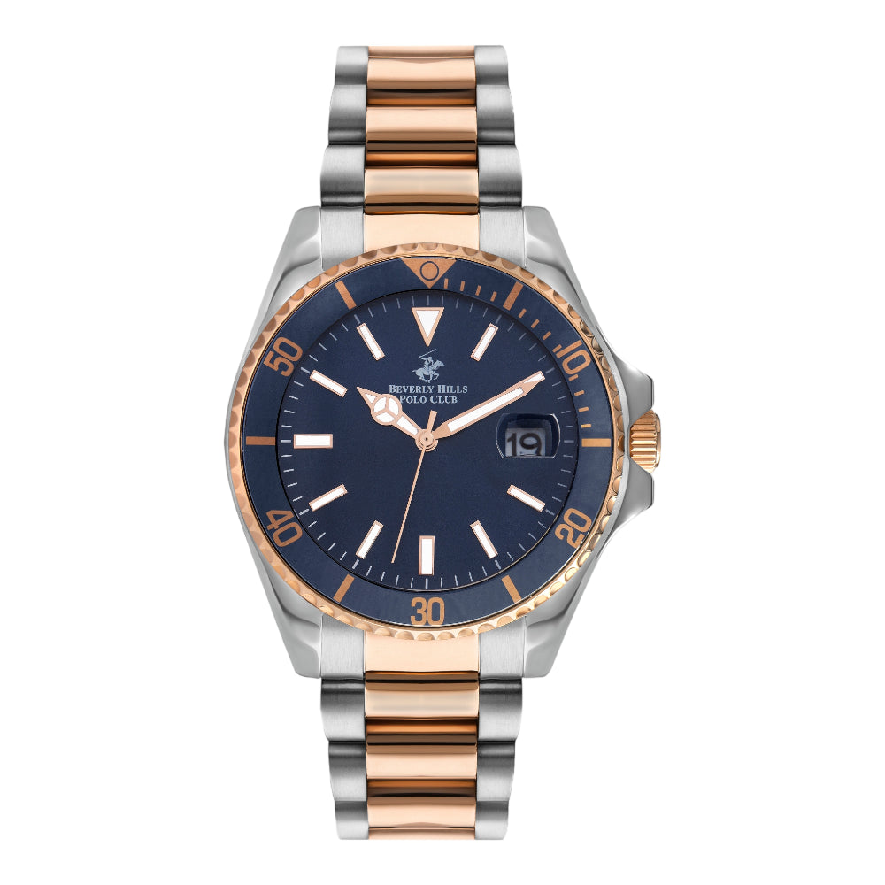 BEVERLY HILLS POLO CLUB Men’s Multi Function Blue Dial Watch | BP3125X.590