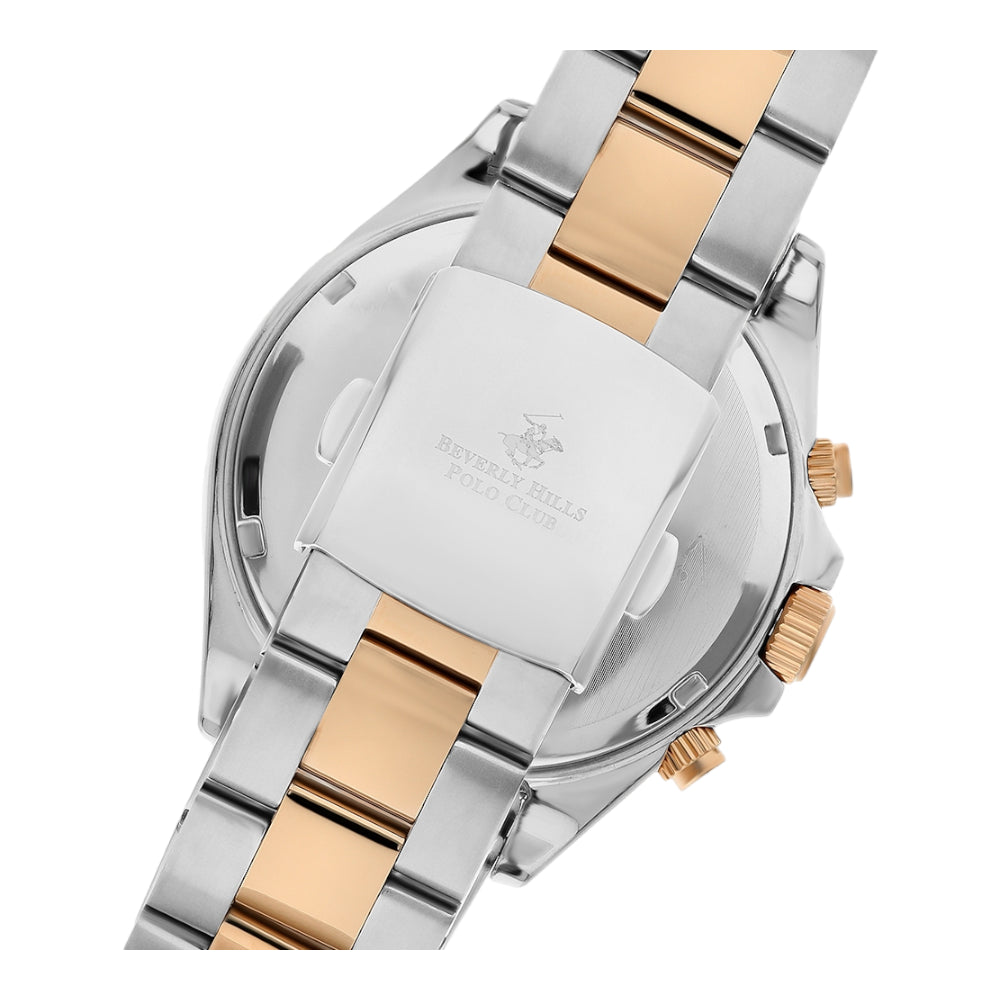 BEVERLY HILLS POLO CLUB Men’s Multi Function Silver Dial Watch | BP3127X.530