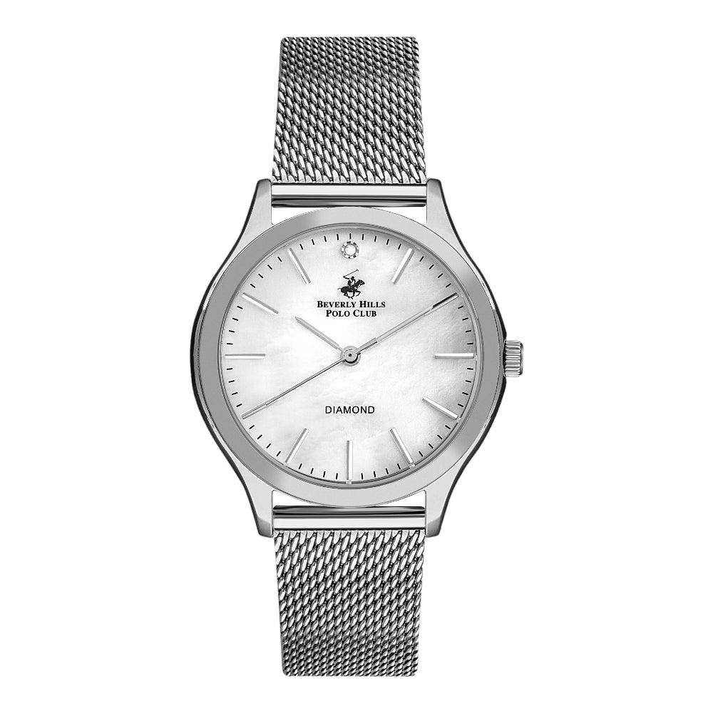 BEVERLY HILLS POLO CLUB Women’s Mesh Band Watch | BP3167C.320