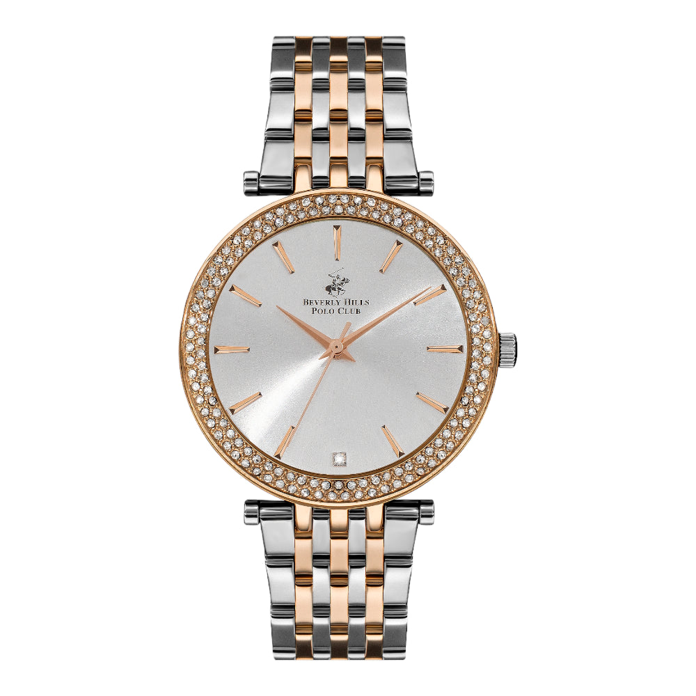 BEVERLY HILLS POLO CLUB Women’s Analog Silver Dial Watch | BP3183C.530