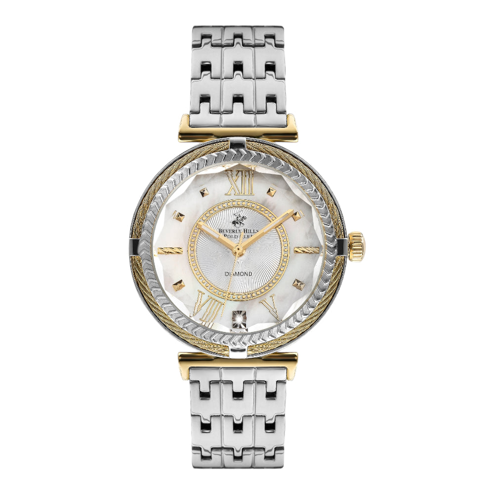BEVERLY HILLS POLO CLUB Women’s Analog White Dial Watch | BP3222X.220