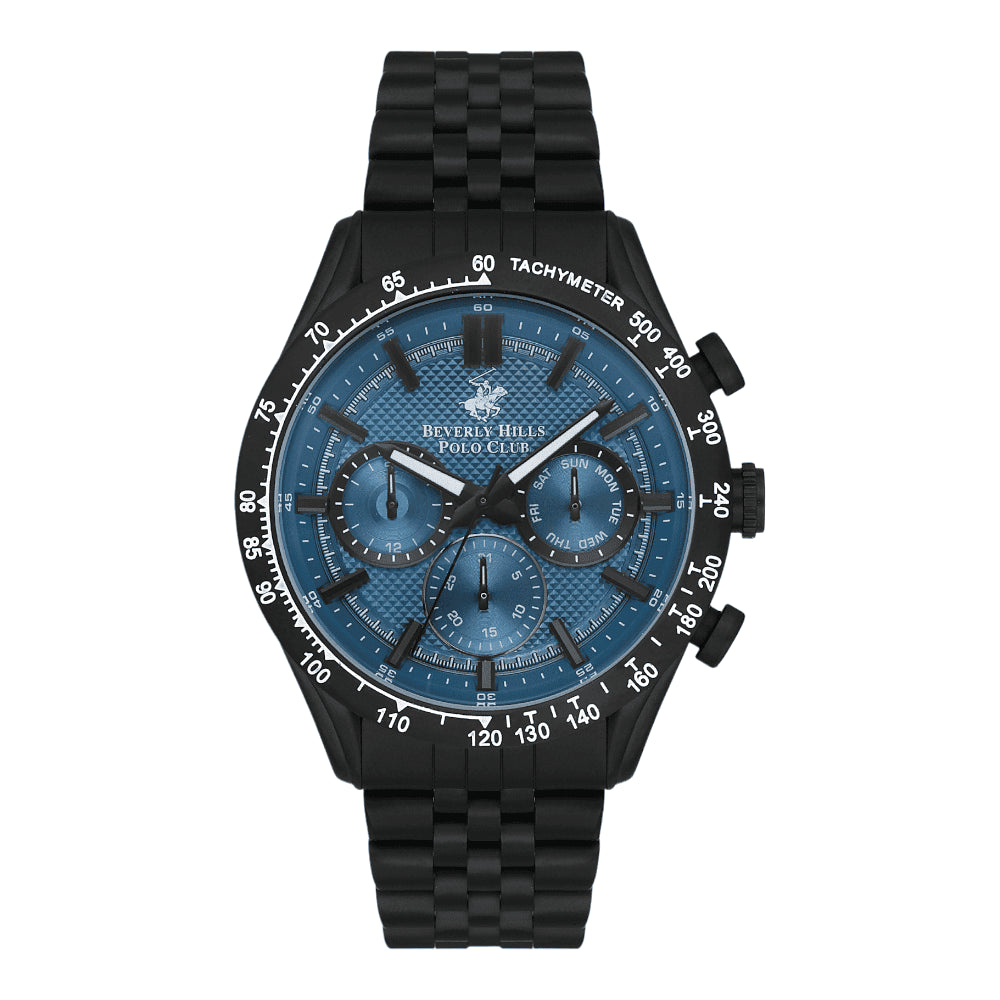 BEVERLY HILLS POLO CLUB Men’s Multi Function Dark Blue Dial Watch | BP3316X.690