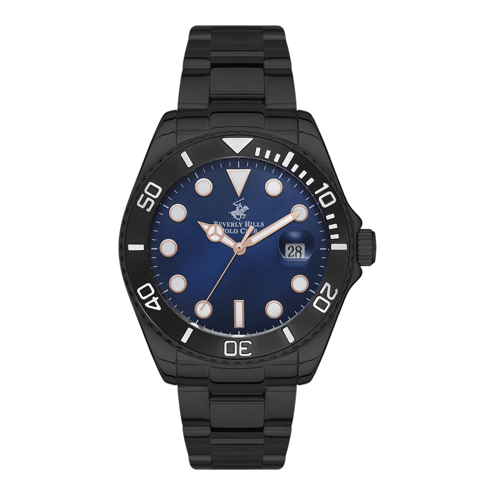 BEVERLY HILLS POLO CLUB Men’s Analog Dark Blue Dial Watch | BP3328X.690