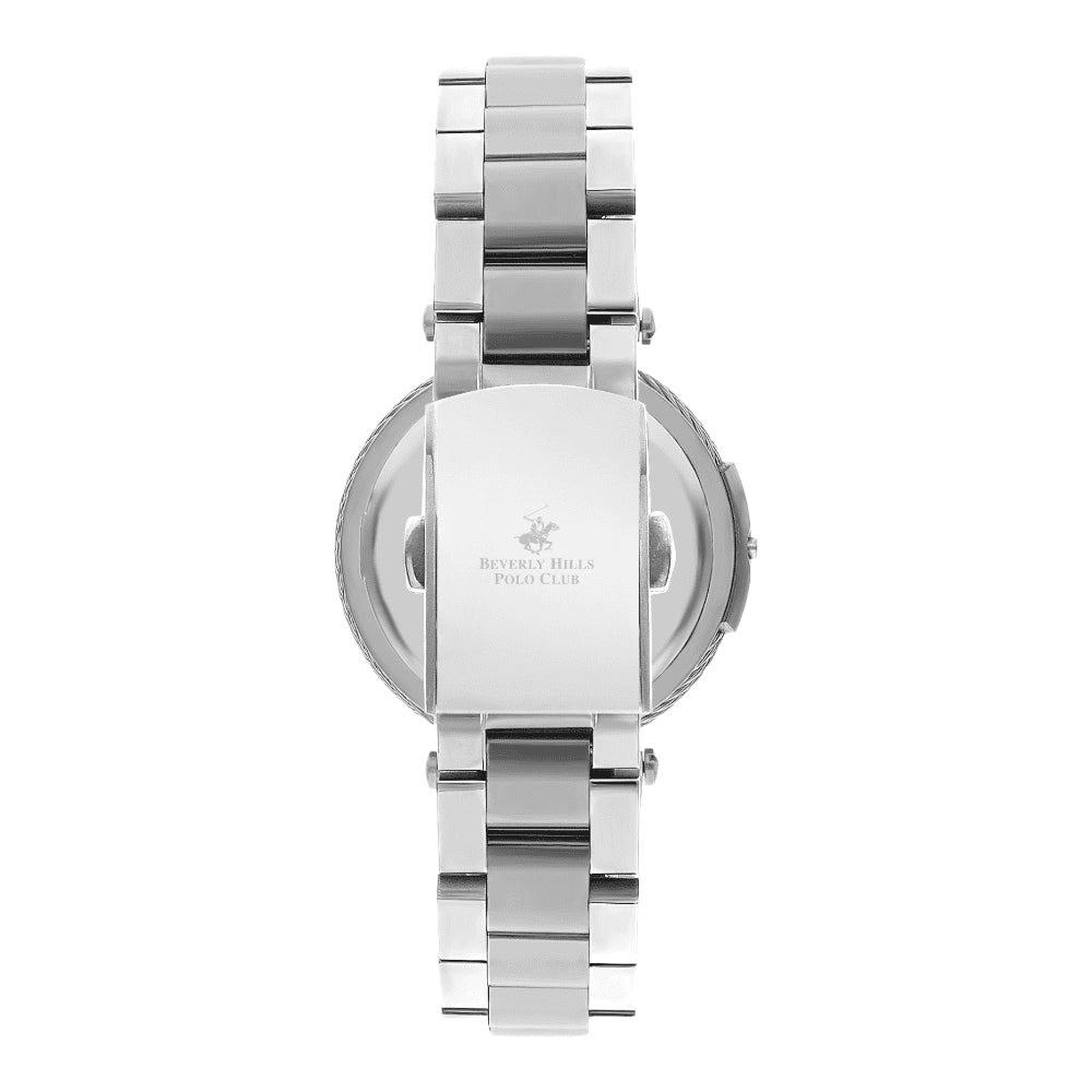 BEVERLY HILLS POLO CLUB Women’s Analog White Mop Dial Watch | BP3333X.320
