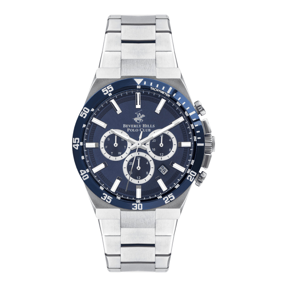 BEVERLY HILLS POLO CLUB Men’s Multi Function Dark Blue Dial Watch | BP3353X.390