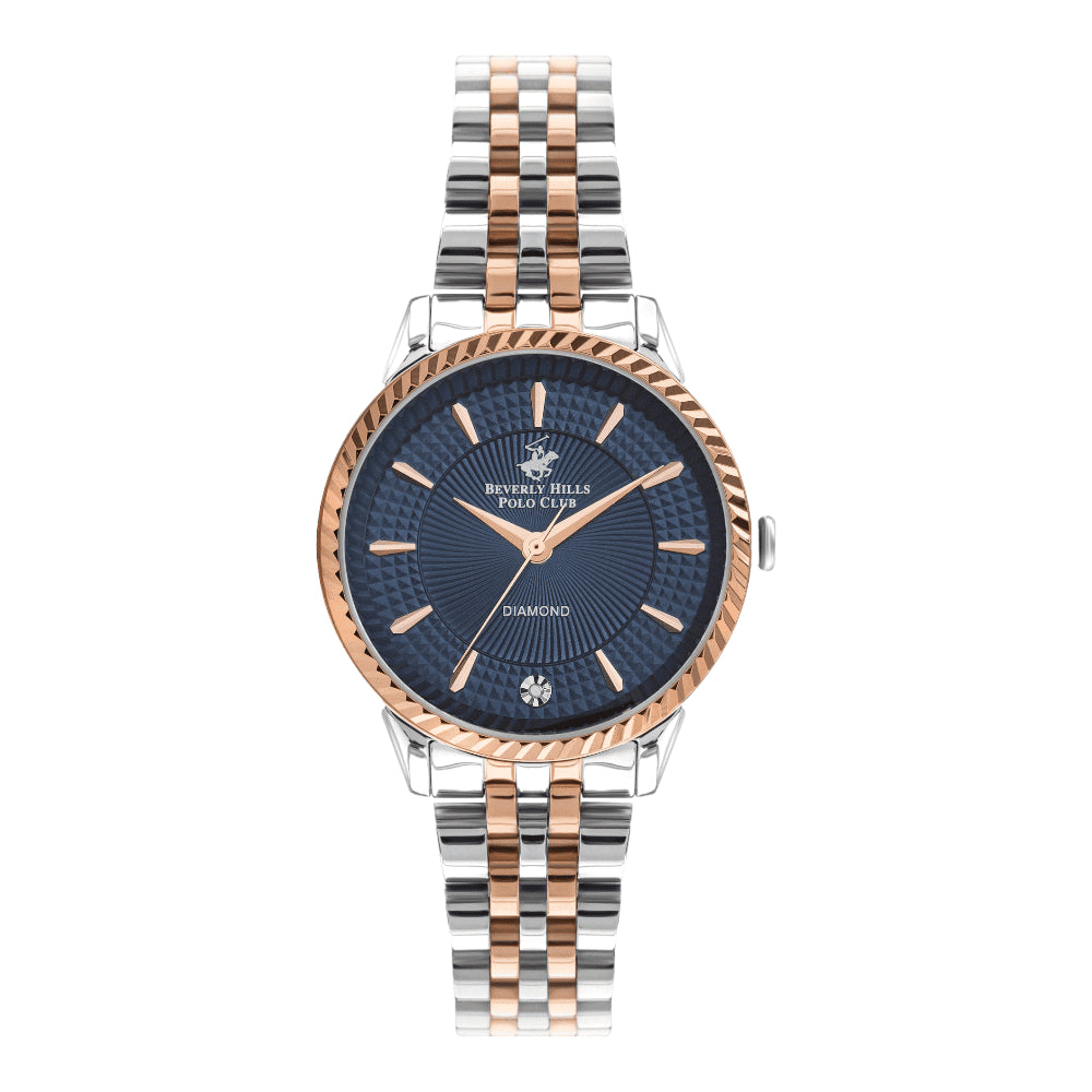 BEVERLY HILLS POLO CLUB Women’s Analog Dark Blue Dial Watch | BP3357X.590