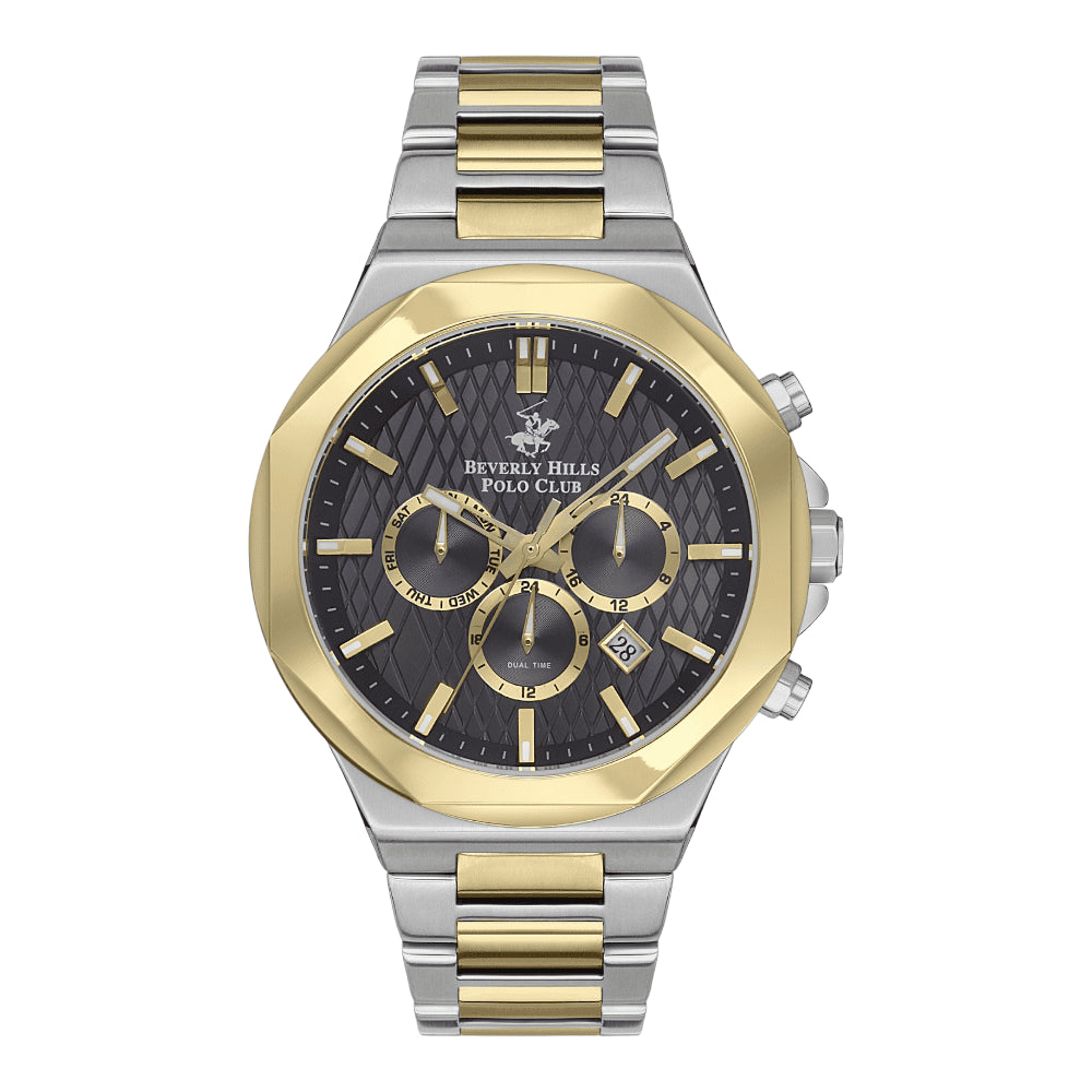 BEVERLY HILLS POLO CLUB Men’s Multi Function Gun Dial Watch | BP3361X.260
