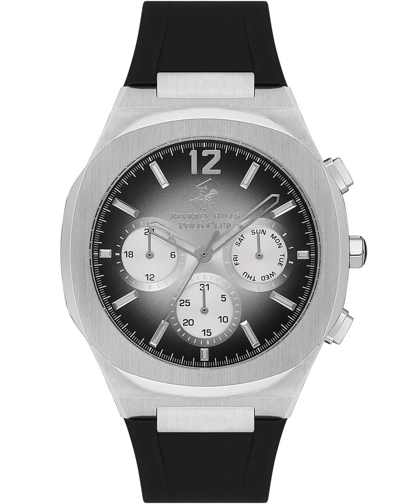 Beverly Hills Polo Club Men’s Multi Function Black Dial Watch | BP3539X.351
