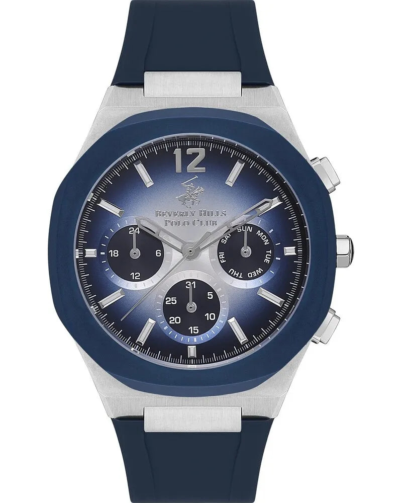 Beverly Hills Polo Club Men’s Multi Function Blue Dial Watch  | BP3539X.399