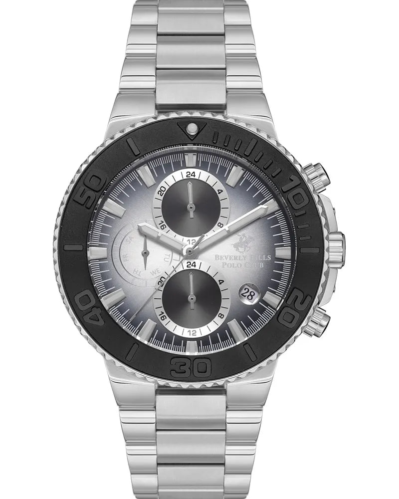 Beverly Hills Polo Club Men’s Multi Function Gray Dial Watch | BP3540X.340