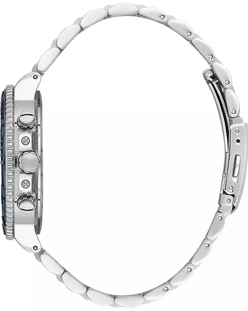 Beverly Hills Polo Club Men’s Multi Function Silver Gold Watch | BP3540X.590