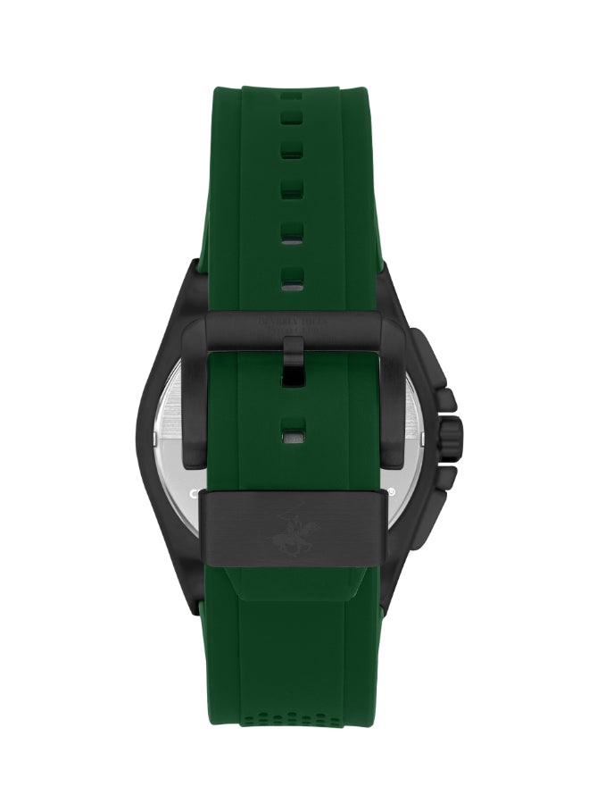 Beverly Hills Polo Club Men’s Multi Function Green Dial Watch | BP3541X.675