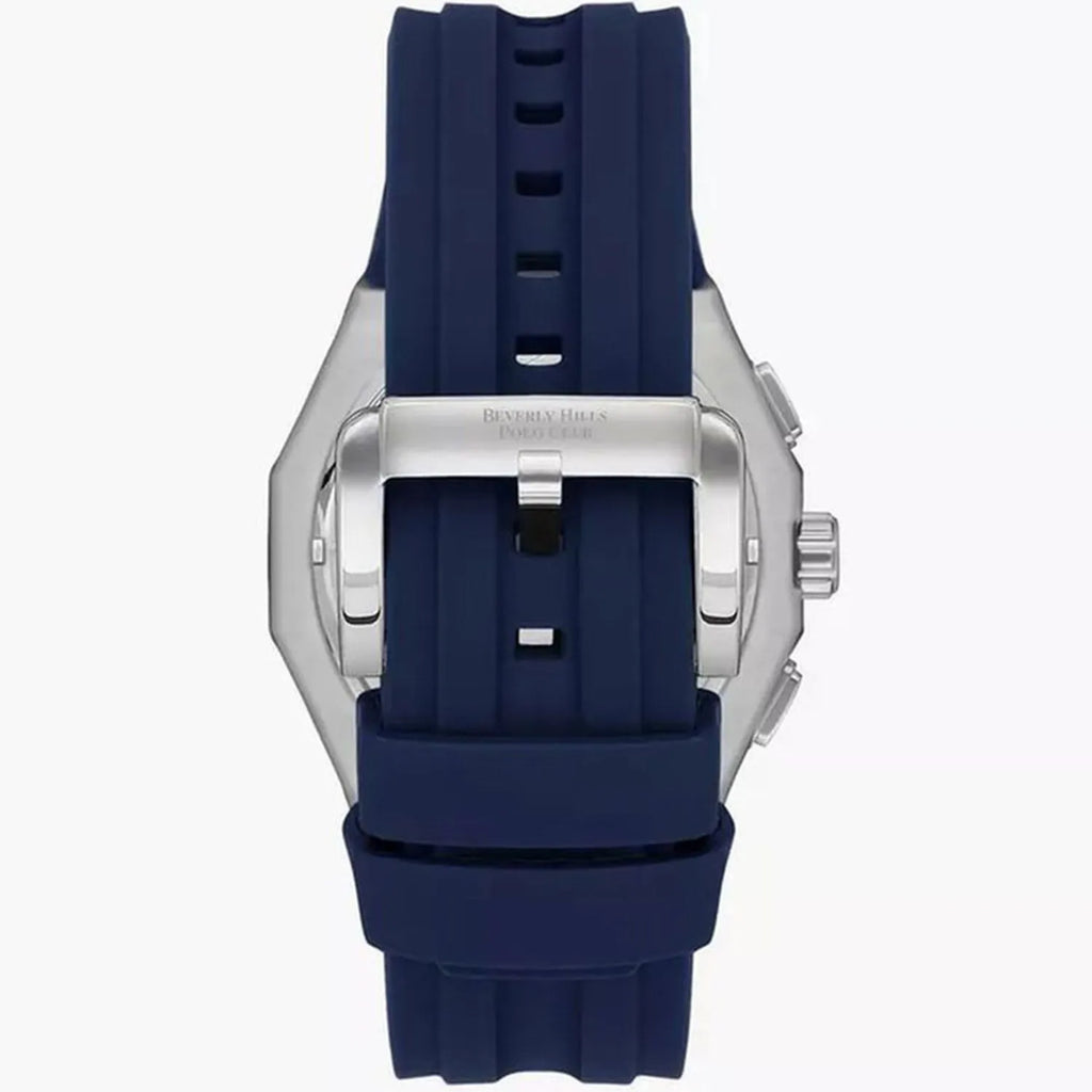 Beverly Hills Polo Club Men’s Multi Function Blue Band Watch | BP3557X.399
