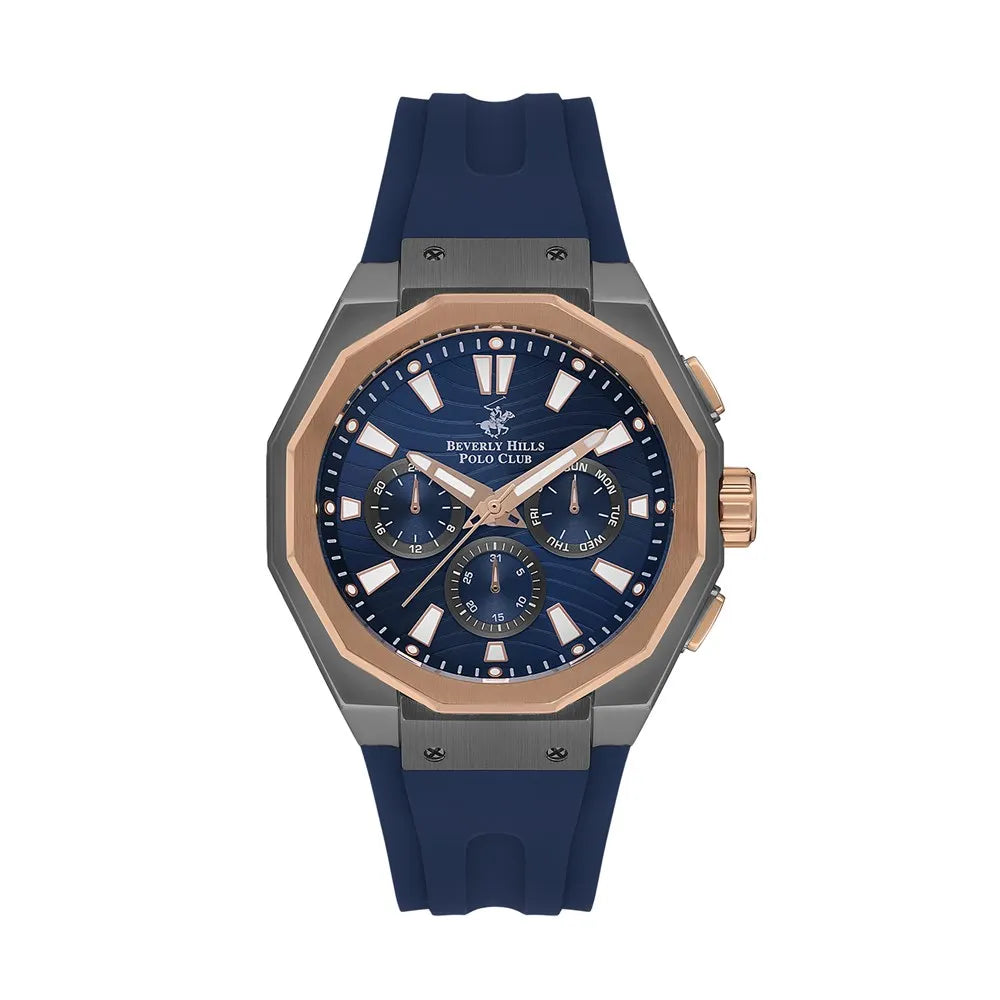 Beverly Hills Polo Club Men’s Multi Function Blue Dial Watch | BP3557X.899