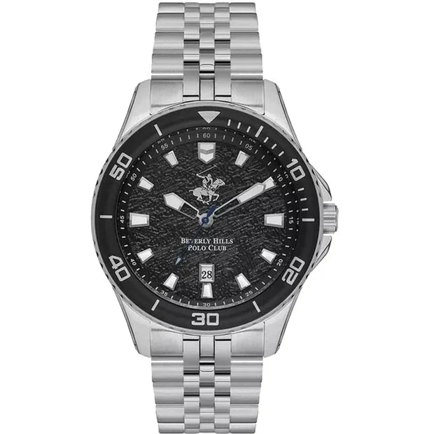 BEVERLY HILLS POLO CLUB Men's Black Dial Watch | BP3559X.350