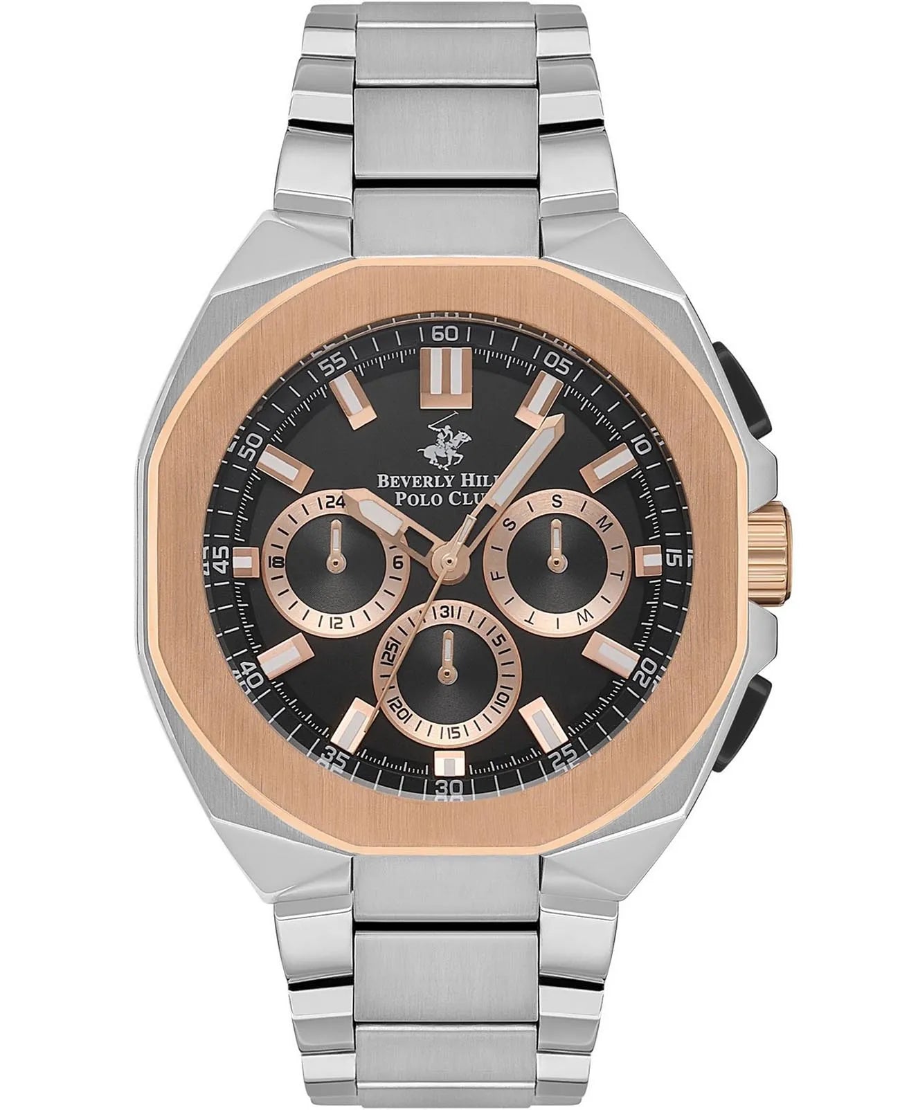 Beverly Hills Polo Club Men’s Multi Function Black Dial Watch | Bp3537X.550