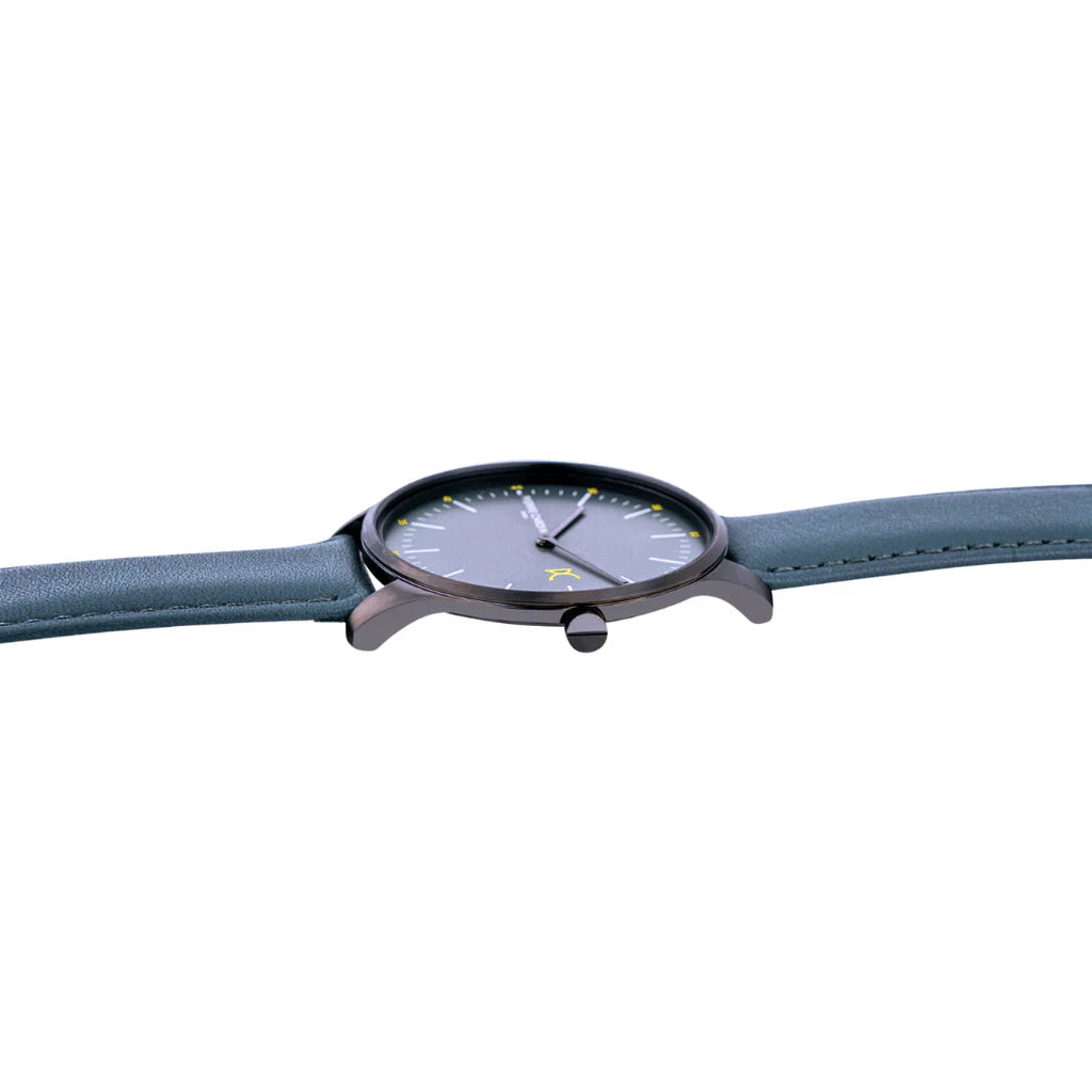 PIERRE CARDIN Men's Gray Leather Watch | CBA.4007