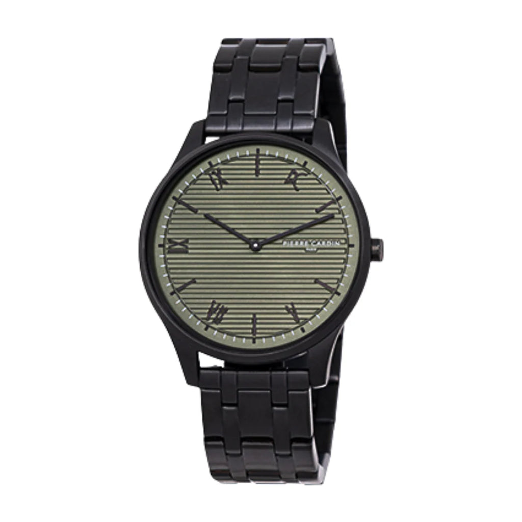 PIERRE CARDIN Men's Silver Case Watch | CBA.4022