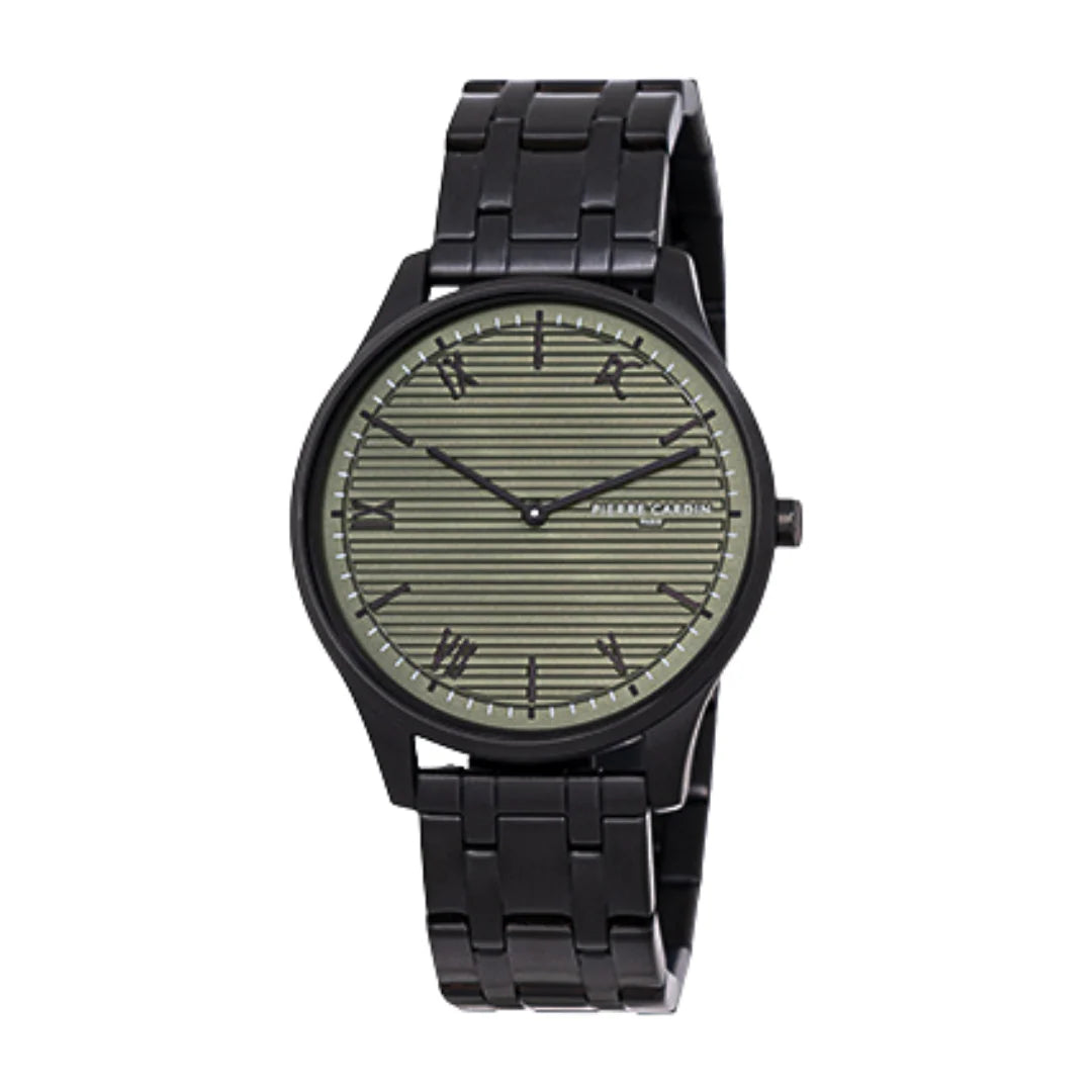 PIERRE CARDIN Men's Silver Case Watch | CBA.4022