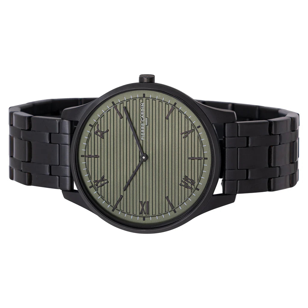 PIERRE CARDIN Men's Silver Case Watch | CBA.4022
