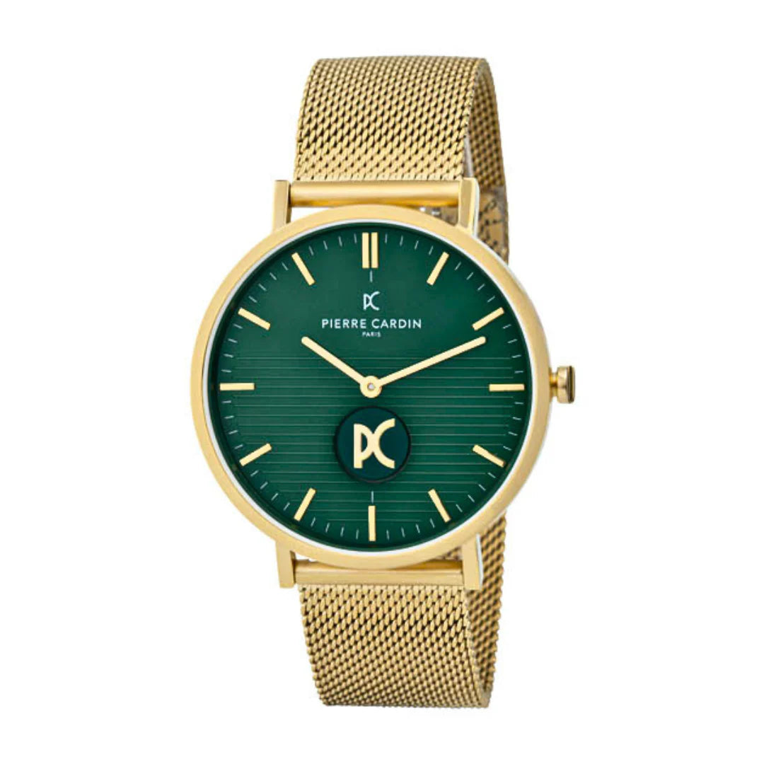 PIERRE CARDIN Men's Green Dial Watch | CBV.1046