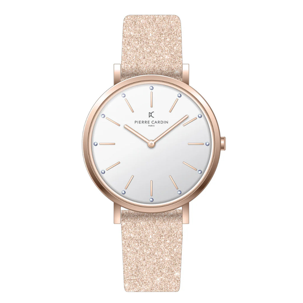 PIERRE CARDIN Women's Champagne Band Watch | CBV.1112