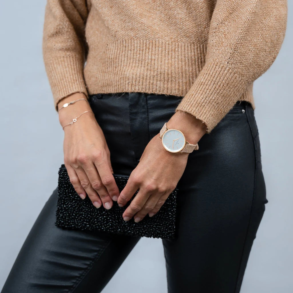 PIERRE CARDIN Women's Champagne Band Watch | CBV.1112