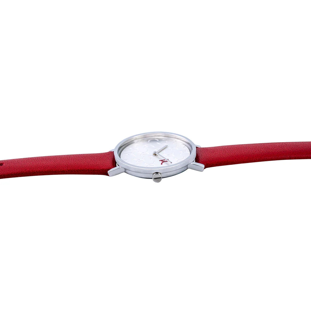 PIERRE CARDIN Women's Red Leather Band Watch | CBV.1517