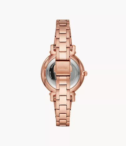 FOSSIL Women's Daisy Rose-Gold-Tone Stainless-Steel Watch | ES4791