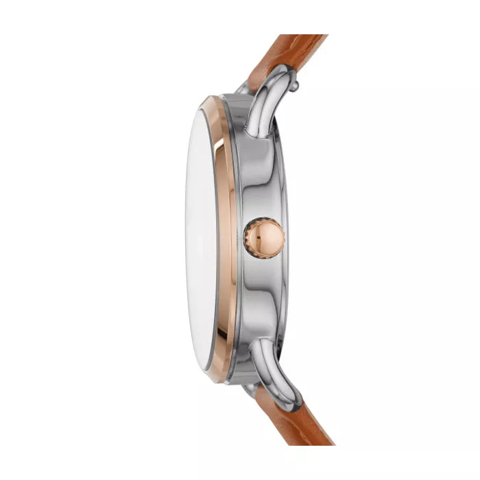 FOSSIL Women's Copeland Brown Leather Watch Set | ES4913
