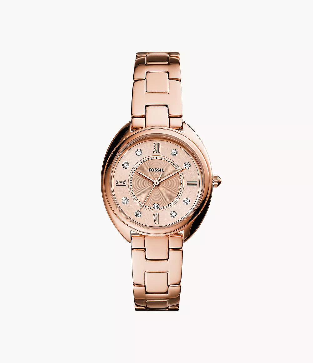 FOSSIL Women's Gabby Rose Gold-Tone Watch | ES5070