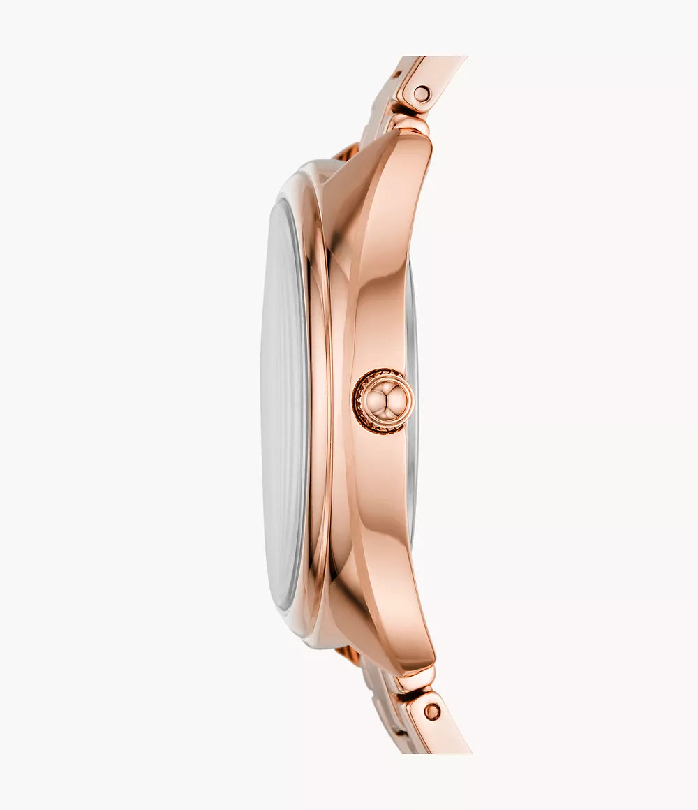 FOSSIL Women's Gabby Rose Gold-Tone Watch | ES5070