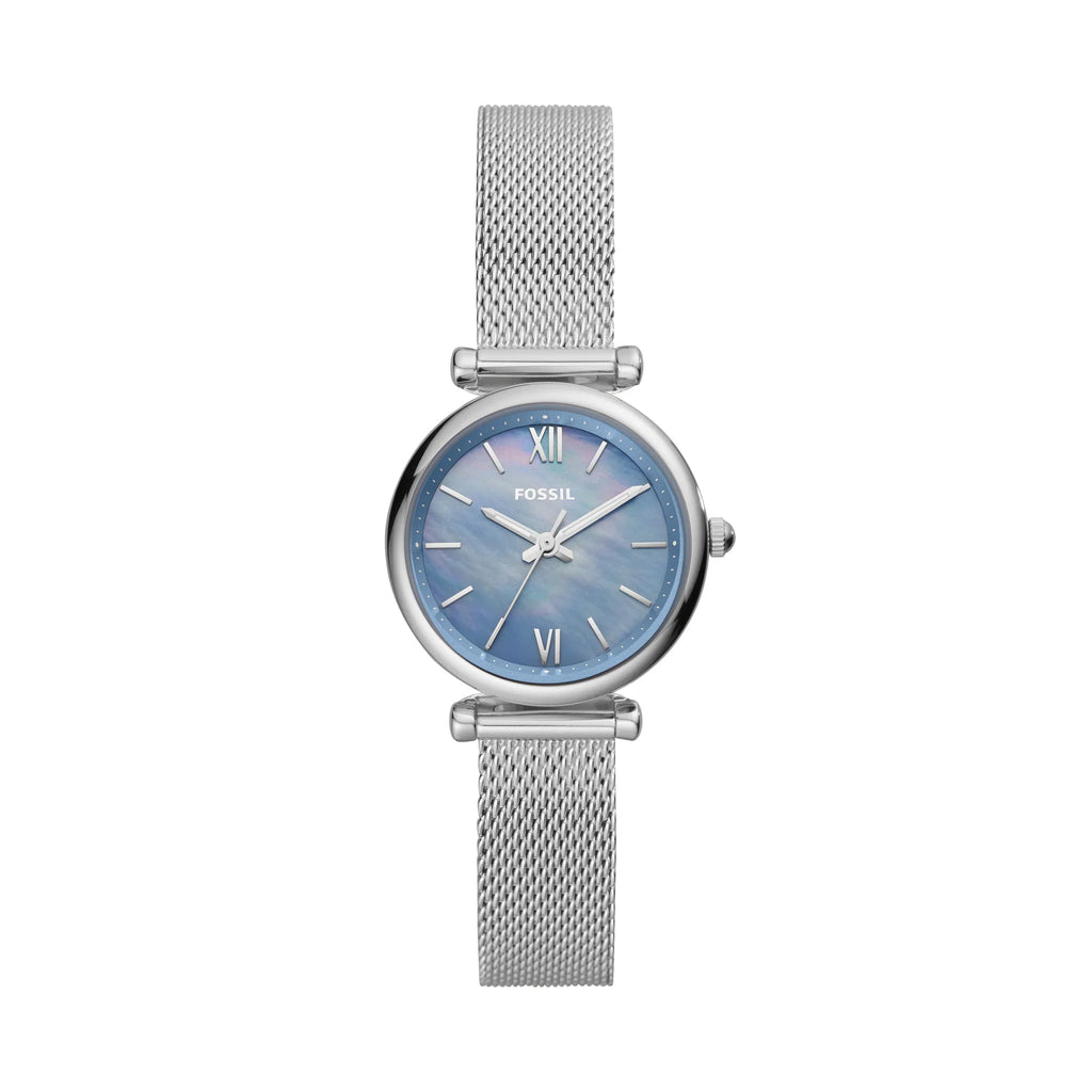 FOSSIL Women's Carlie Mini Three-Hand Mesh Watch | ES5083