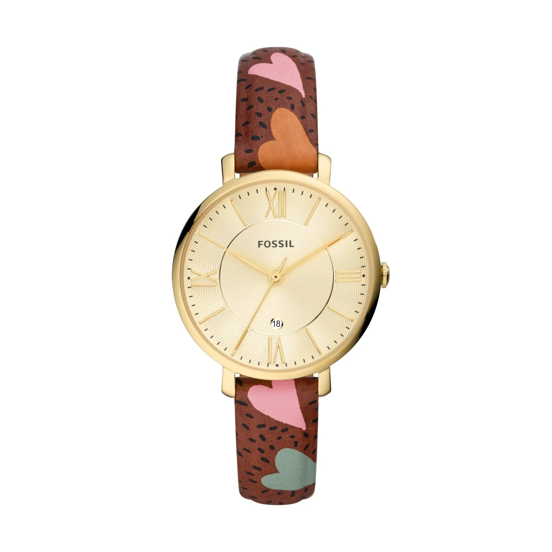 FOSSIL Women's Jacqueline Brown Eco Leather Watch | ES5169