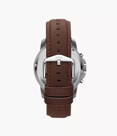 FOSSIL Men's Grant Chronograph Brown Leather Watch | FS4813
