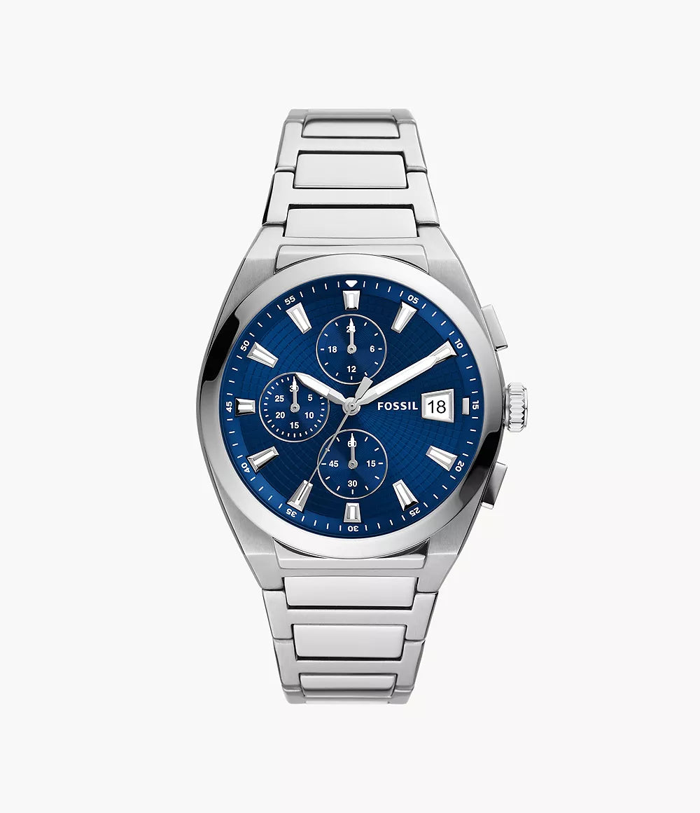 FOSSIL Men's Everett Chronograph Stainless Steel Watch | FS5795
