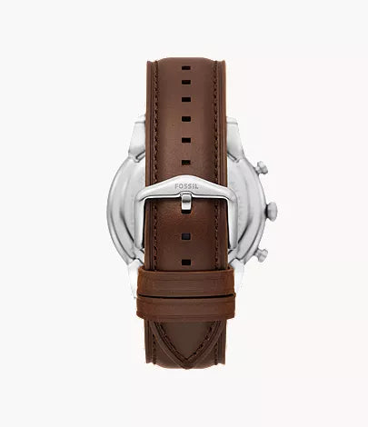 FOSSIL Men's Townsman Chronograph Brown LiteHide™ Leather Watch and Bracelet Set | FS5967