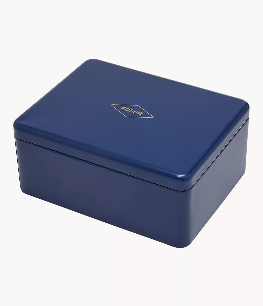 FOSSIL Men's Townsman Chronograph Brown LiteHide™ Leather Watch and Bracelet Set | FS5967