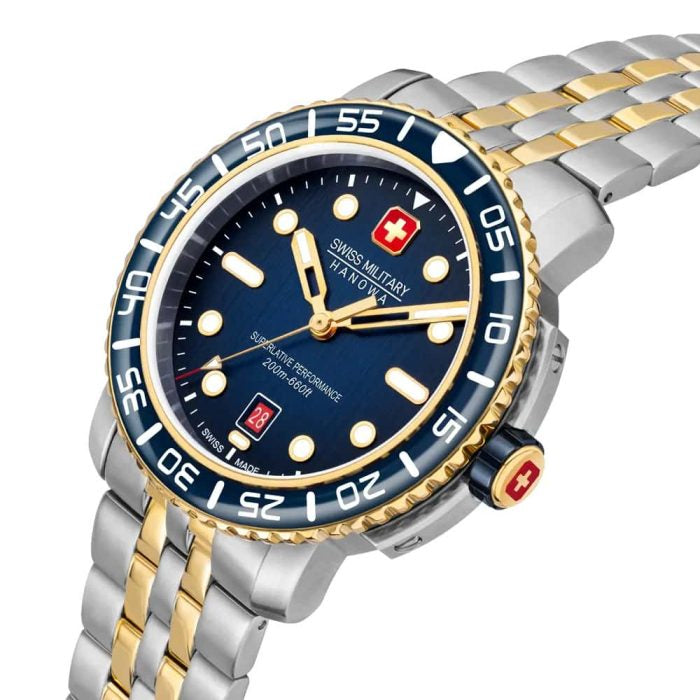 Swiss Military Men's Hanowa Black Marlin Watch | SMWGH0001760
