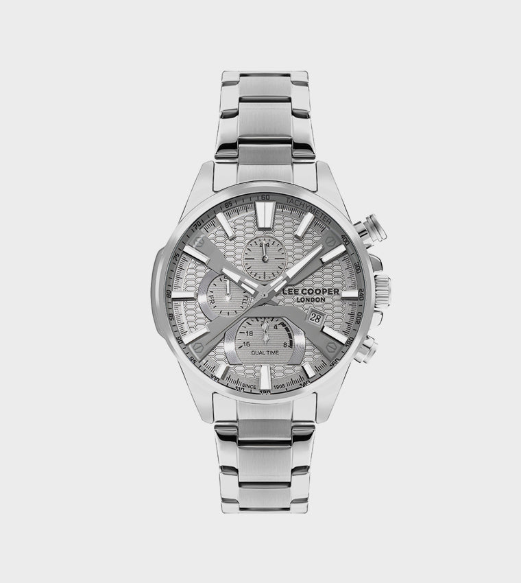LEE COOPER Men’s Multi Function Silver Dial Watch – LC07801.330