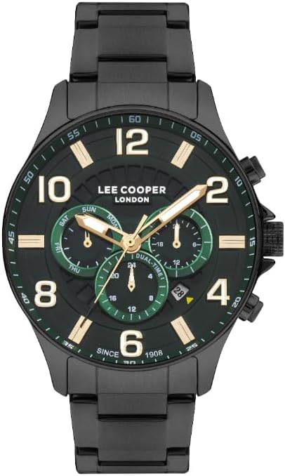 LEE COOPER Men’s Multi Function Green Dial Watch – LC07802.070