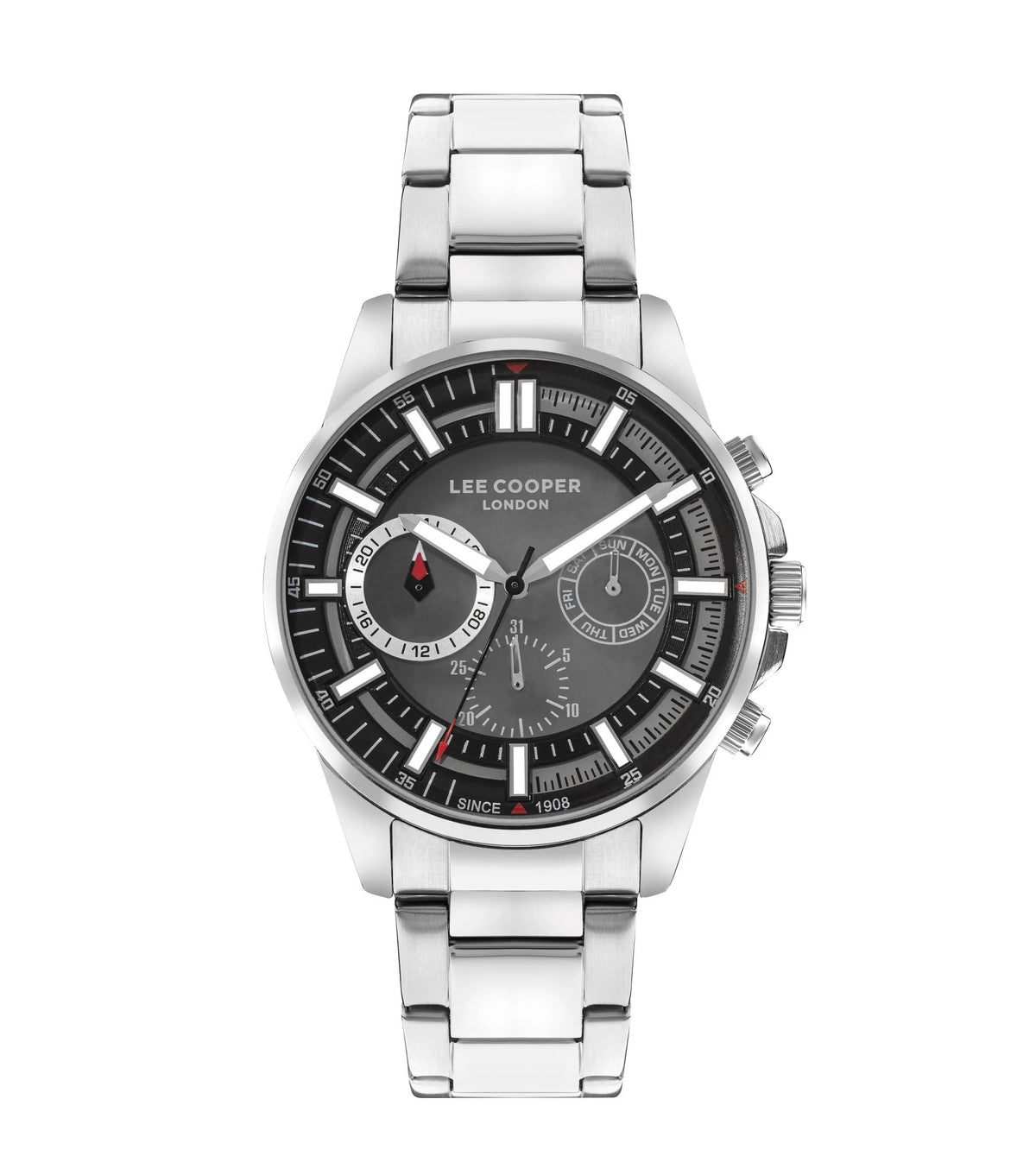 LEE COOPER Men’s Multi Function Black Dial Watch – LC07817.350